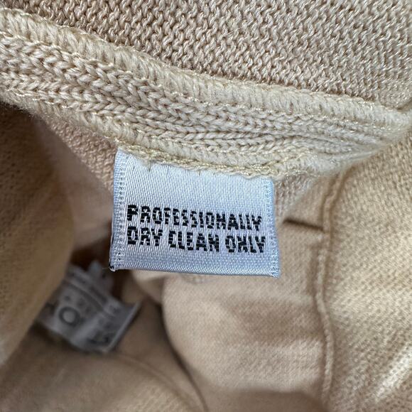 St. John Collection by Marie Gray Pants Knit High-Rise WMNS SZ 4 Beige Stretchy - Picture 4 of 8